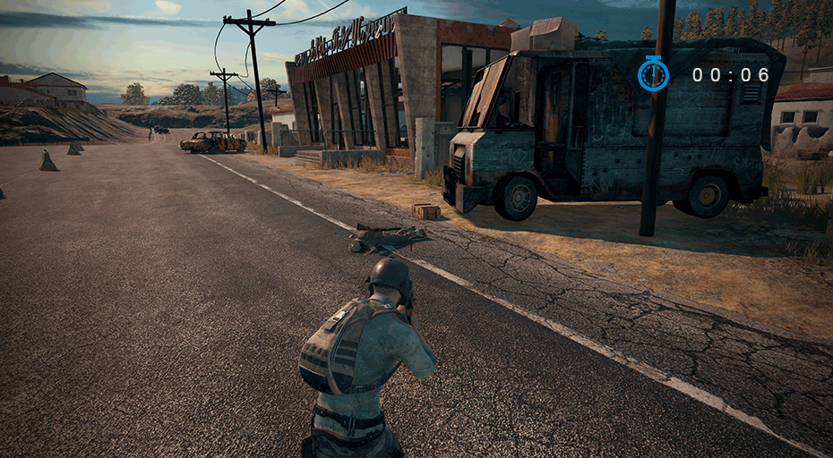 Onscreen timer when play PUBG